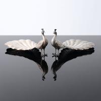 Pair of Gorham Sterling Silver Peacock Dishes , Trays - Sold for $1,152 on 10-26-2024 (Lot 224).jpg